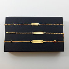 ID-Bracelets aus Gelbgold 375